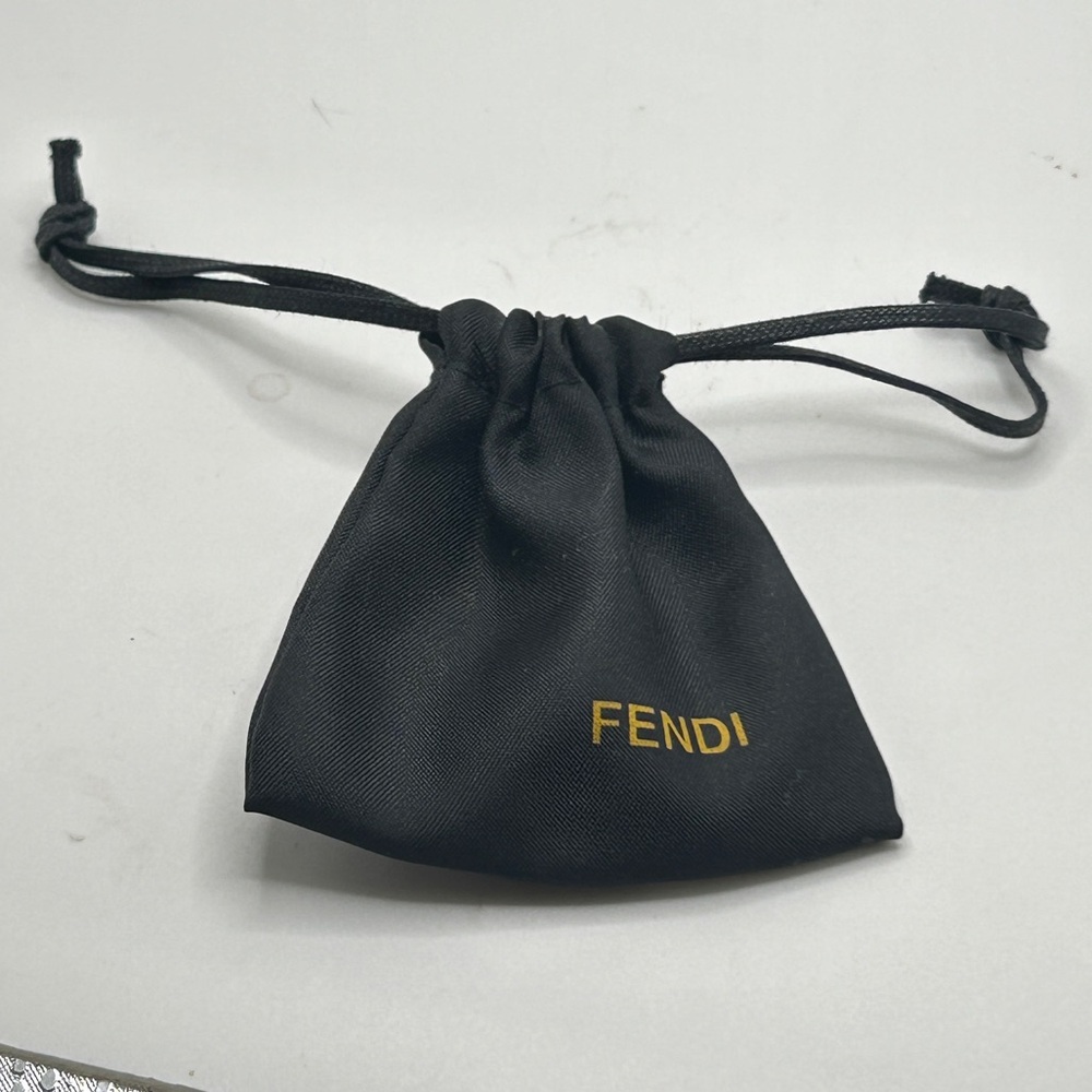 SOLD❤️ FENDI F is Fendi Gold Logo Necklace w/ Dust Bag - Picture 15 of 15